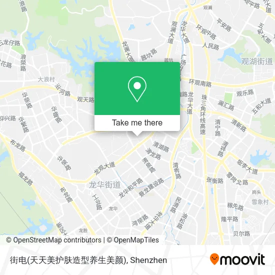 街电(天天美护肤造型养生美颜) map