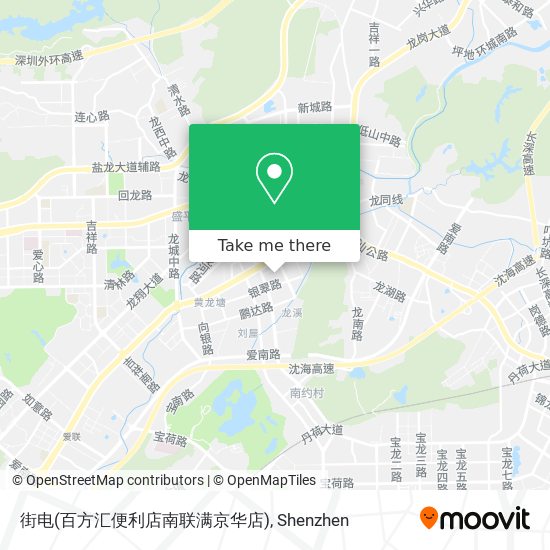 街电(百方汇便利店南联满京华店) map