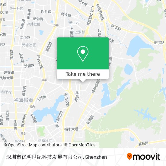 深圳市亿明世纪科技发展有限公司 map