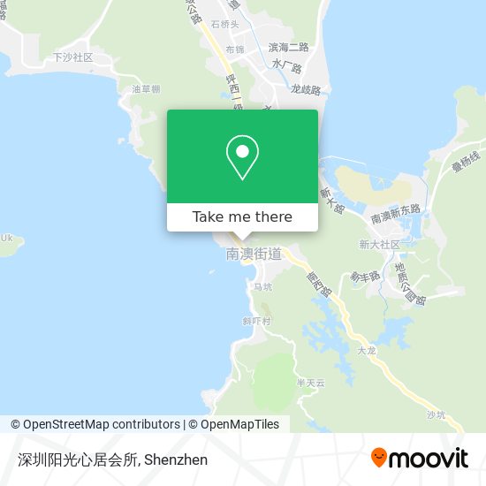 深圳阳光心居会所 map
