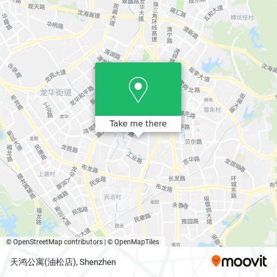 天鸿公寓(油松店) map