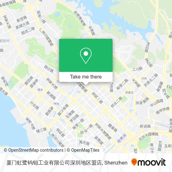 厦门虹鹭钨钼工业有限公司深圳地区盟店 map