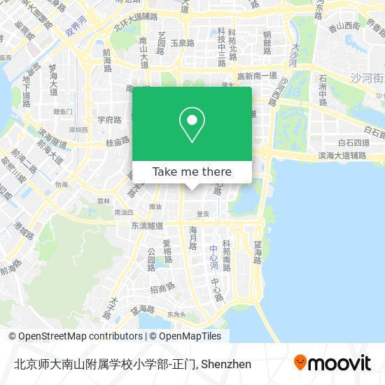 北京师大南山附属学校小学部-正门 map