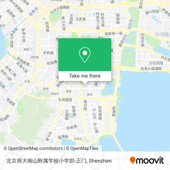 北京师大南山附属学校小学部-正门 map
