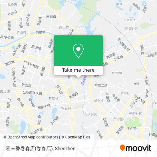 容来香卷春店 map