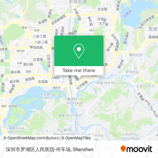 深圳市罗湖区人民医院-停车场 map