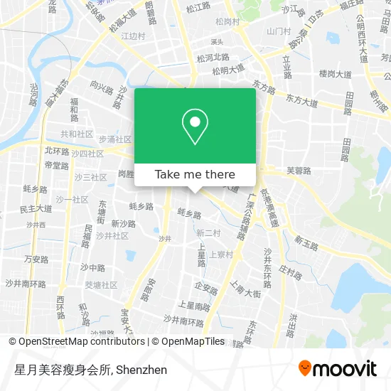 星月美容瘦身会所 map