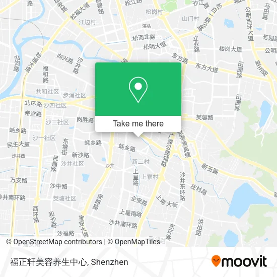 福正轩美容养生中心 map