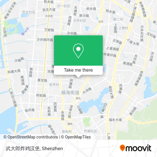 武大郎炸鸡汉堡 map