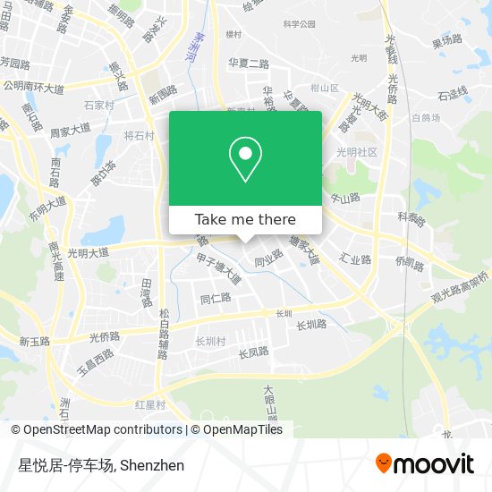 星悦居-停车场 map