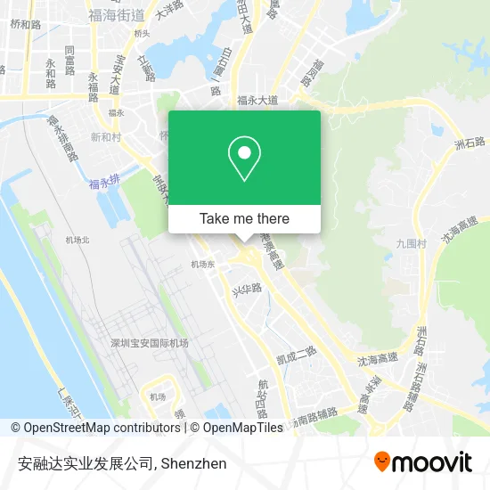 安融达实业发展公司 map