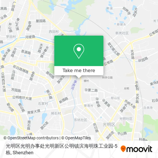 光明区光明办事处光明新区公明镇滨海明珠工业园-5栋 map