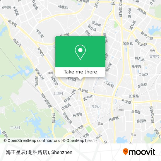海王星辰(龙胜路店) map