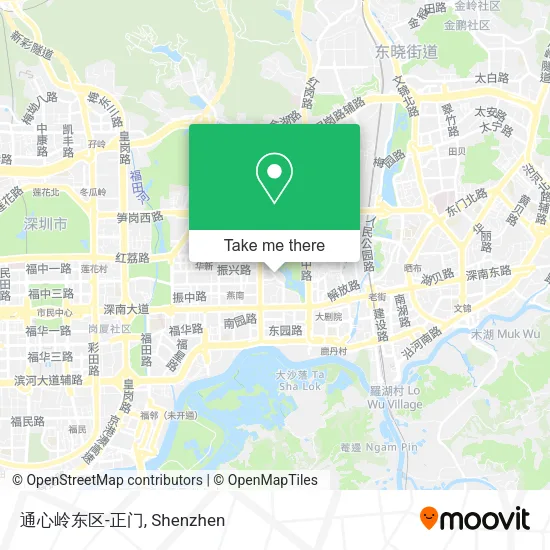 通心岭东区-正门 map