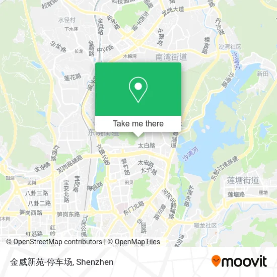 金威新苑-停车场 map