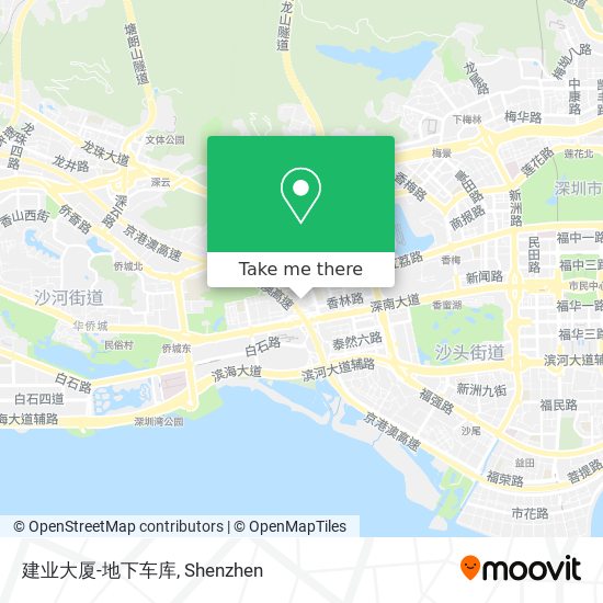 建业大厦-地下车库 map