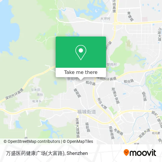 万盛医药健康广场(大富路) map