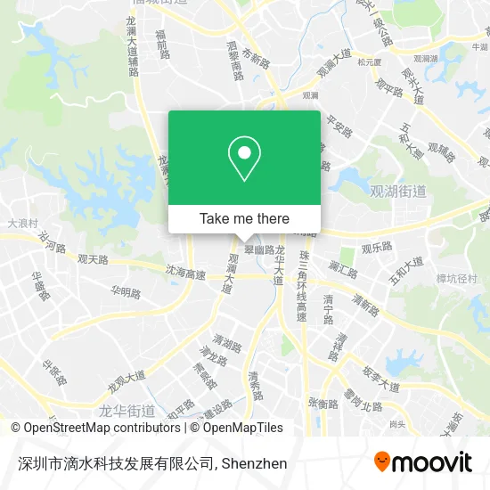 深圳市滴水科技发展有限公司 map