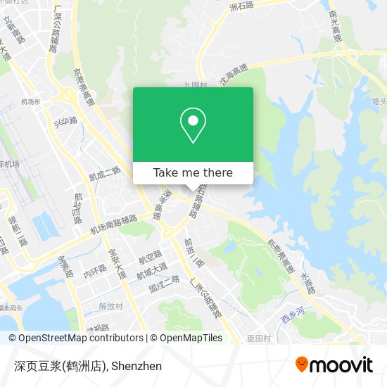 深页豆浆(鹤洲店) map