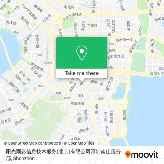 阳光雨露信息技术服务(北京)有限公司深圳南山服务部 map