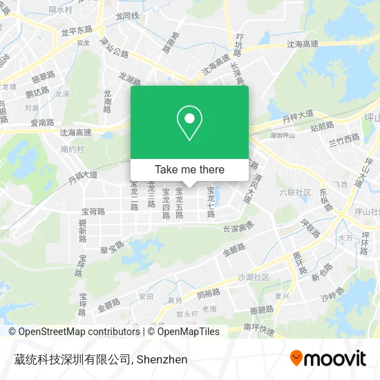 葳统科技深圳有限公司 map