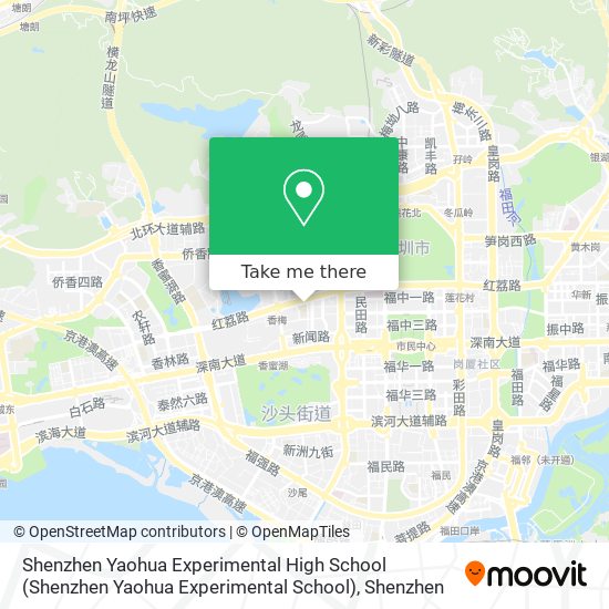 Shenzhen Yaohua Experimental High School map