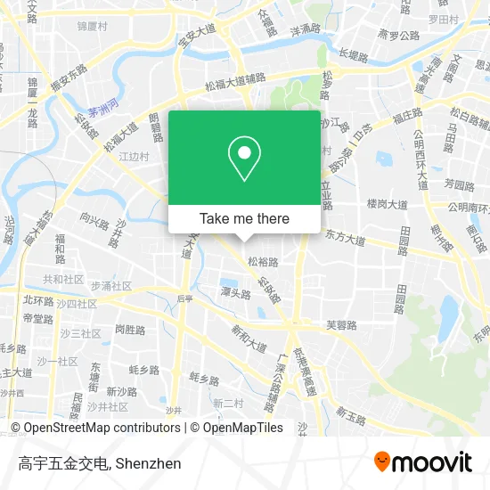 高宇五金交电 map