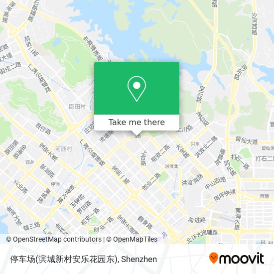 停车场(滨城新村安乐花园东) map