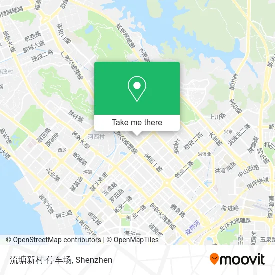 流塘新村-停车场 map