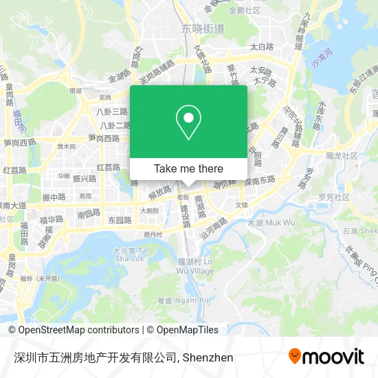 深圳市五洲房地产开发有限公司 map
