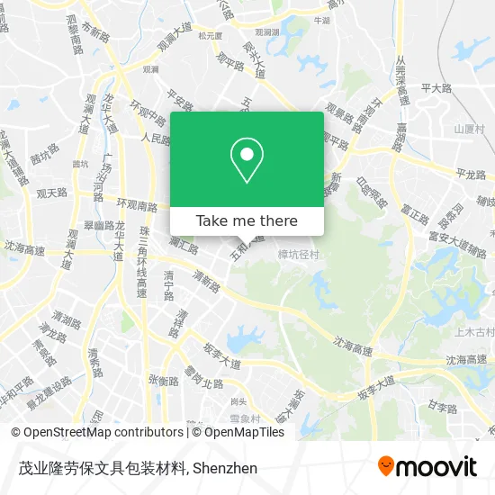 茂业隆劳保文具包装材料 map