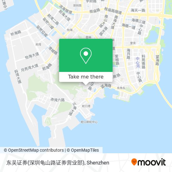 东吴证券(深圳龟山路证券营业部) map