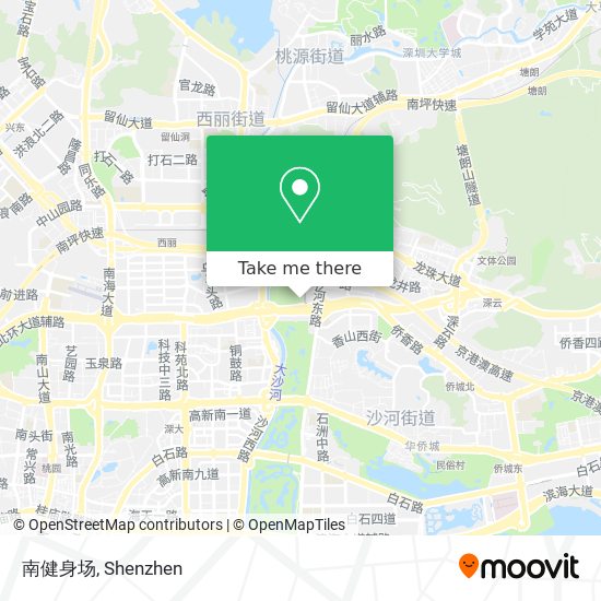 南健身场 map