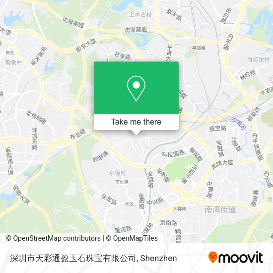 深圳市天彩通盈玉石珠宝有限公司 map