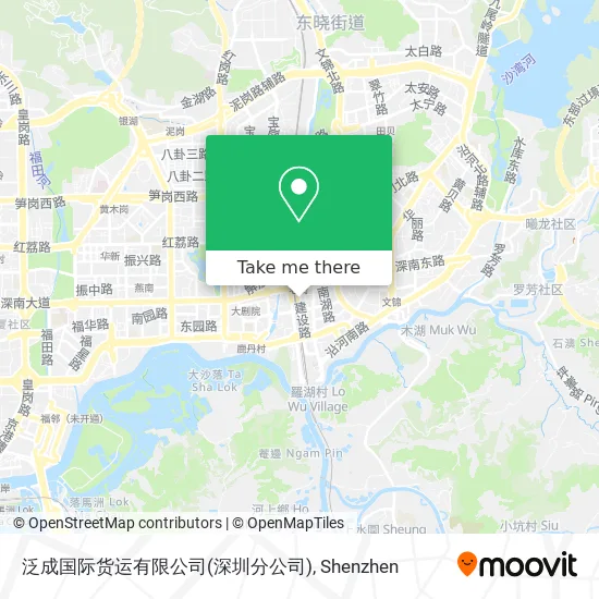 泛成国际货运有限公司(深圳分公司) map