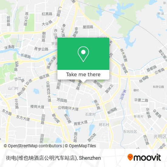 街电(维也纳酒店公明汽车站店) map