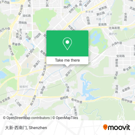 大新-西南门 map