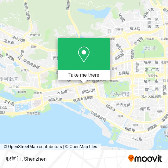 职堂门 map