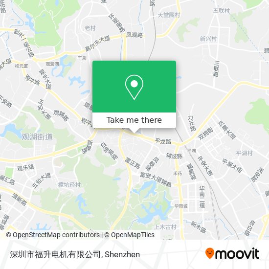 深圳市福升电机有限公司 map