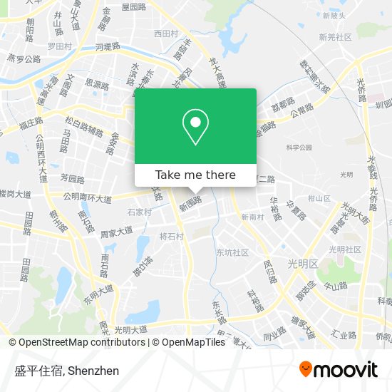 盛平住宿 map