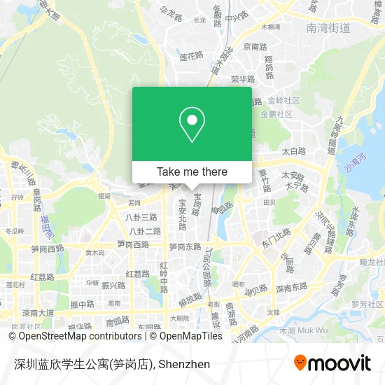 深圳蓝欣学生公寓(笋岗店) map