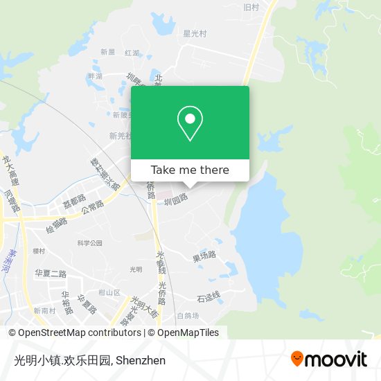 光明小镇.欢乐田园 map