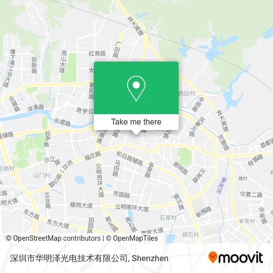 深圳市华明泽光电技术有限公司 map