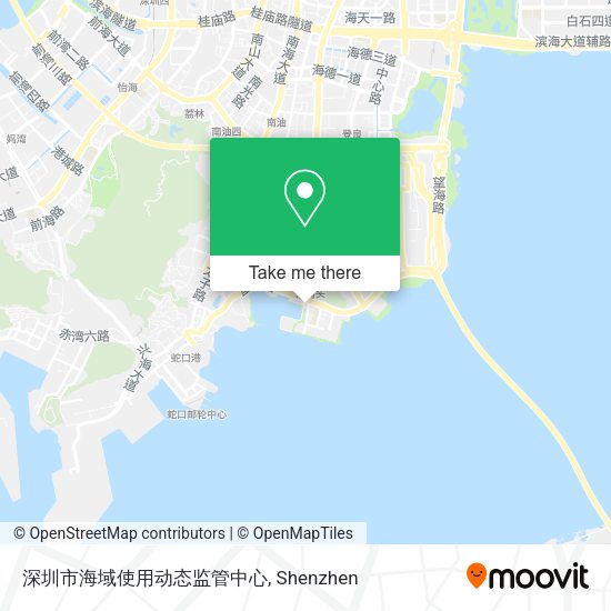 深圳市海域使用动态监管中心 map