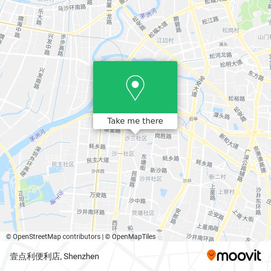 壹点利便利店 map
