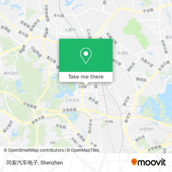 同索汽车电子 map