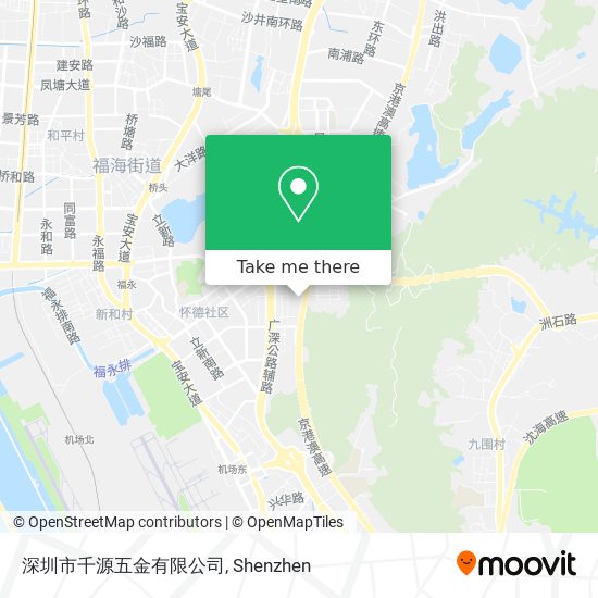 深圳市千源五金有限公司 map