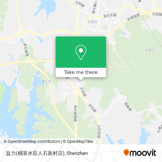 益力(桶装水应人石新村店) map