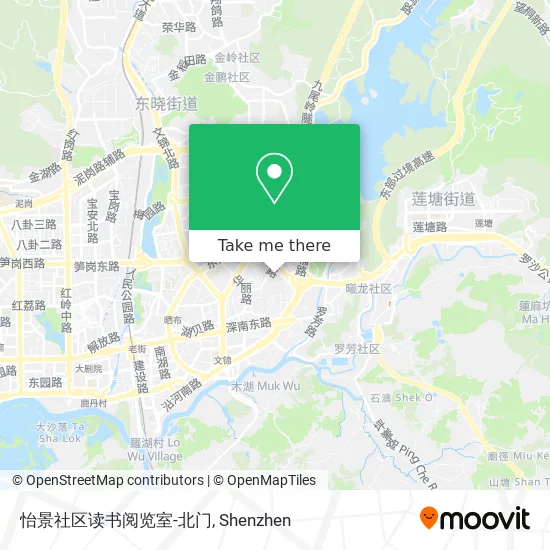 怡景社区读书阅览室-北门 map