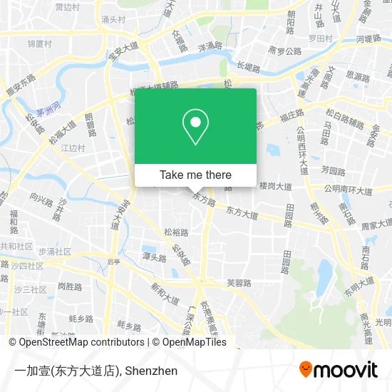 一加壹(东方大道店) map